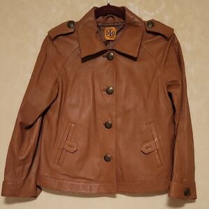 Tory Burch Tan/ Brown Leather Jacket